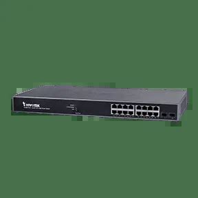 VIVOTEK 16xGE PoE + 2xGE SFP Web Smart Managed Switch